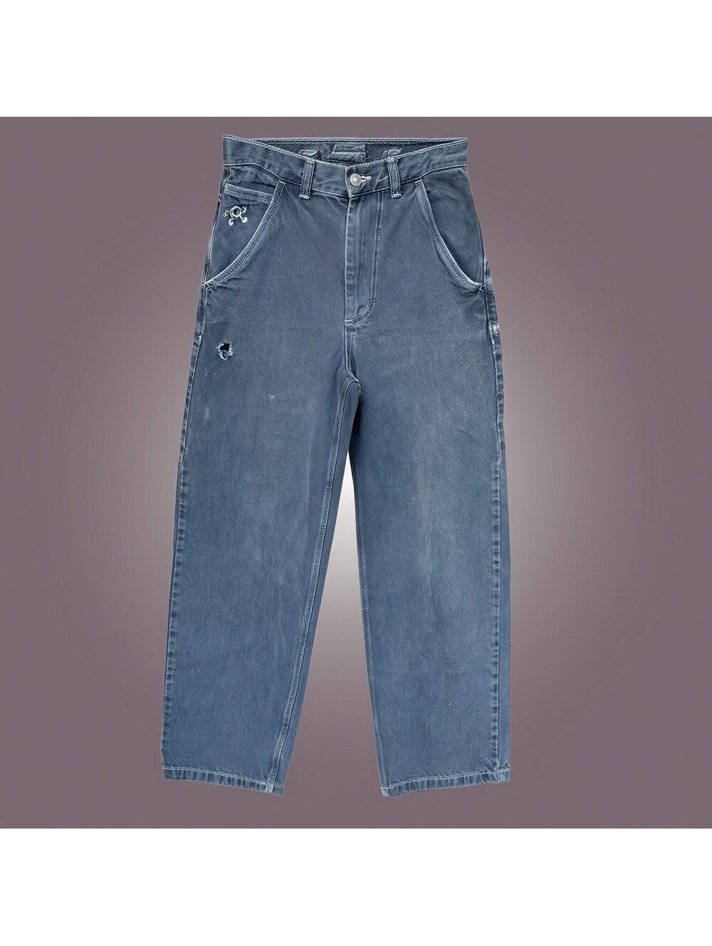 Route One Washed Black Spider Web Jeans | 26